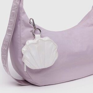 NWT Baggu Iridescent Seashell Bag Charm